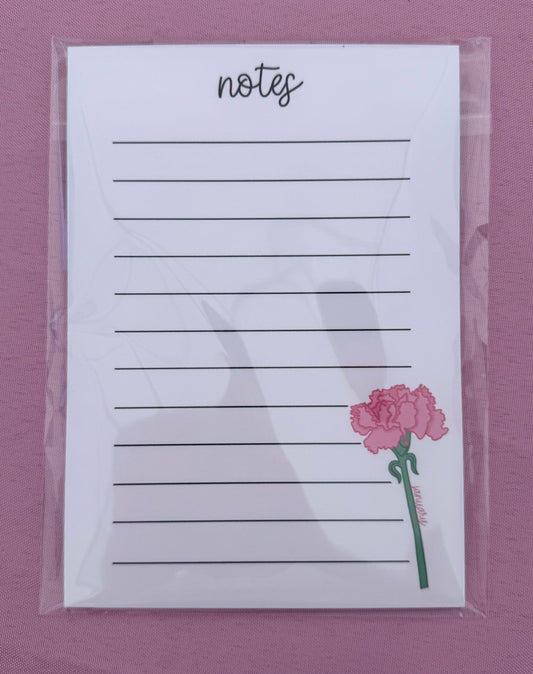 Birth Flower Notepads