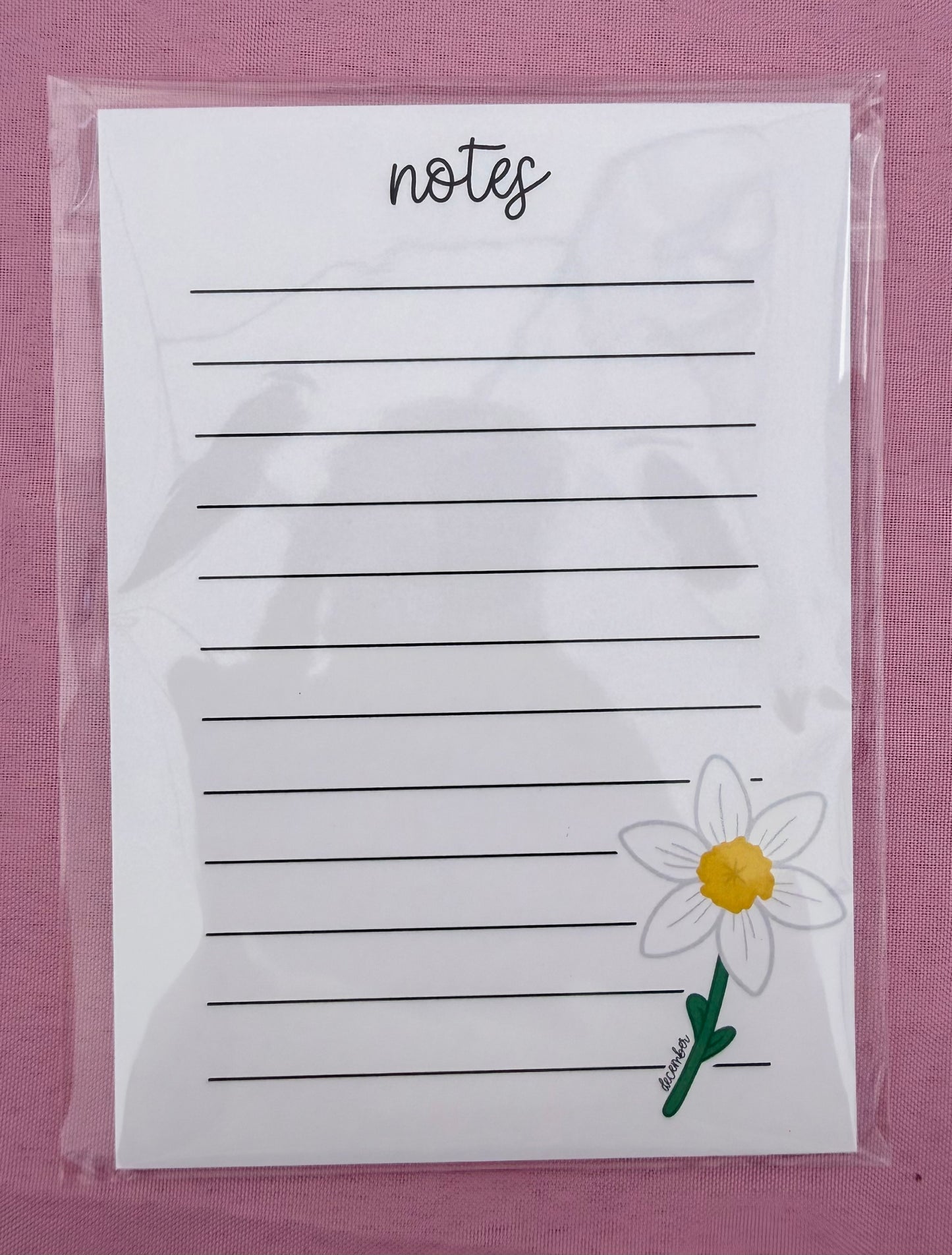 Birth Flower Notepads