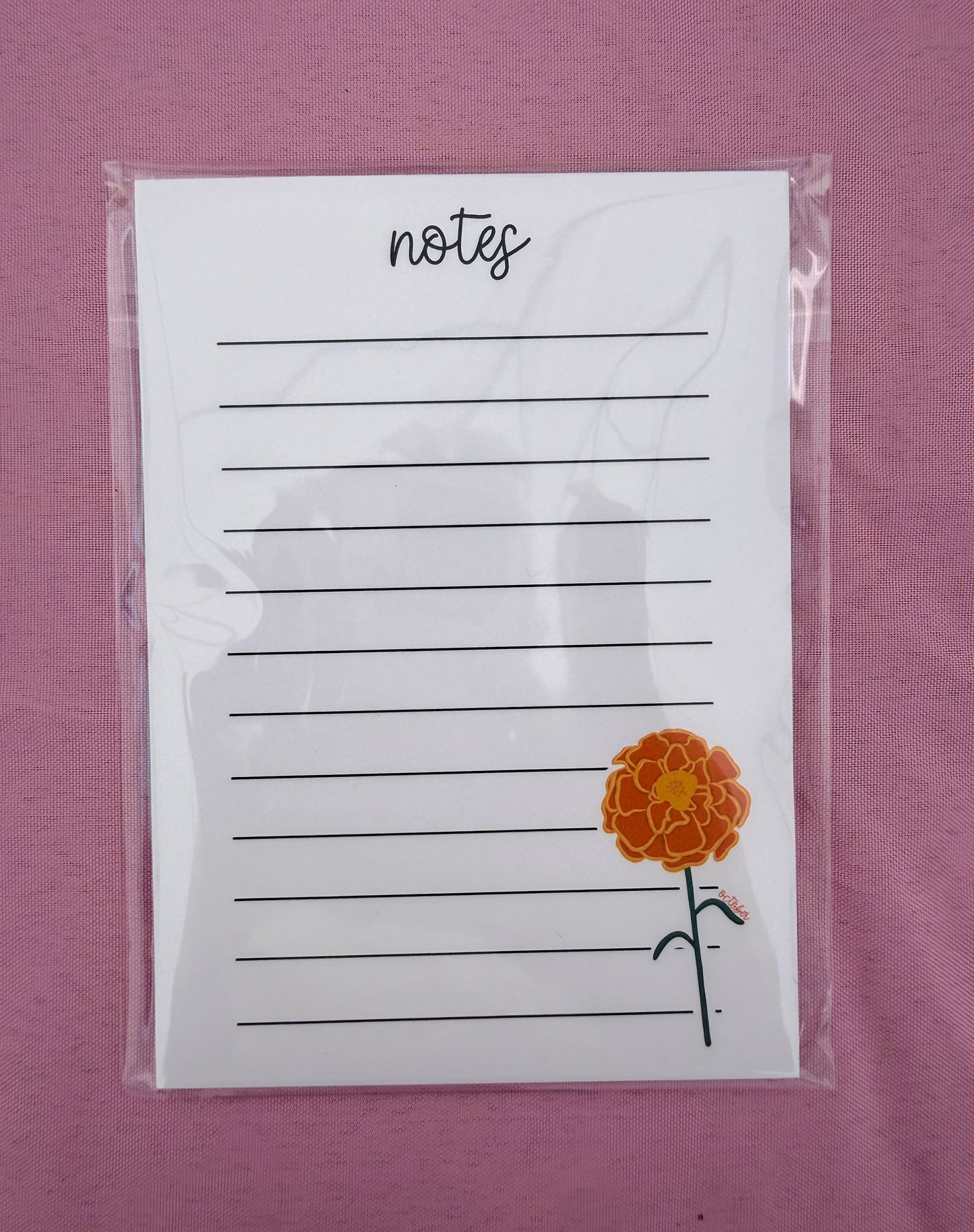 Birth Flower Notepads
