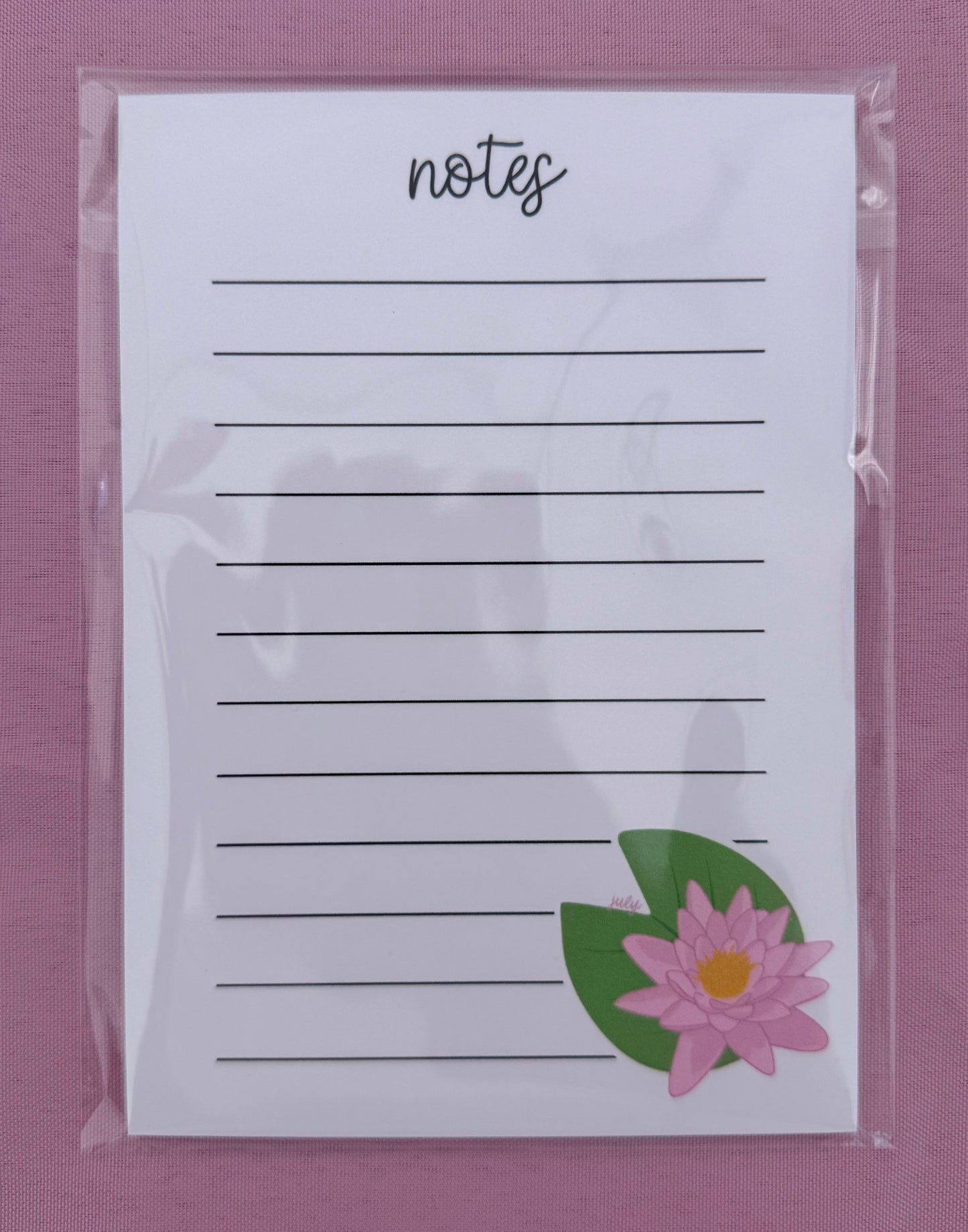 Birth Flower Notepads