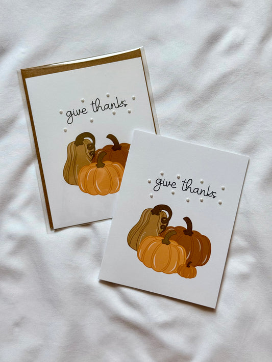 Give Thanks - Greeting Card