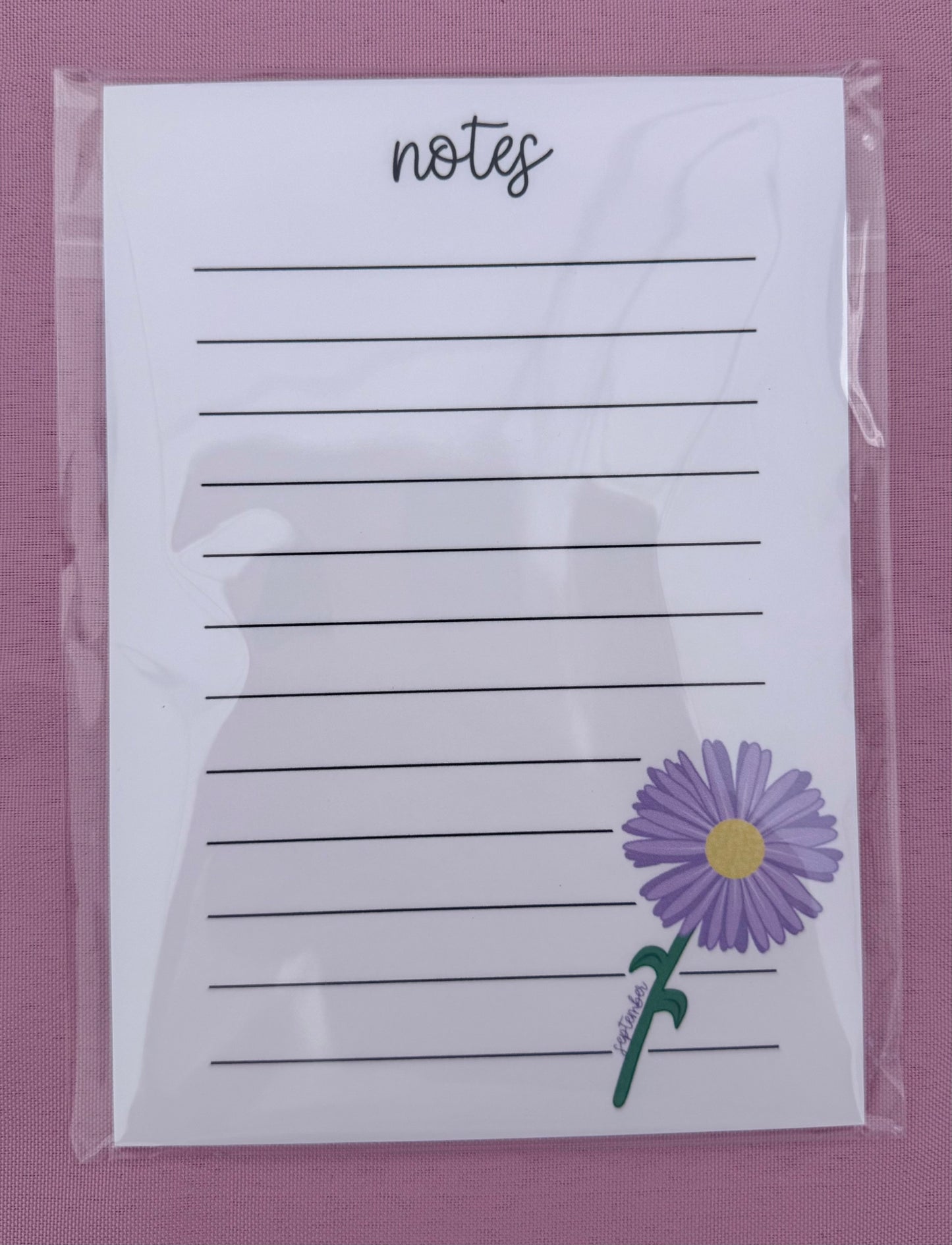 Birth Flower Notepads