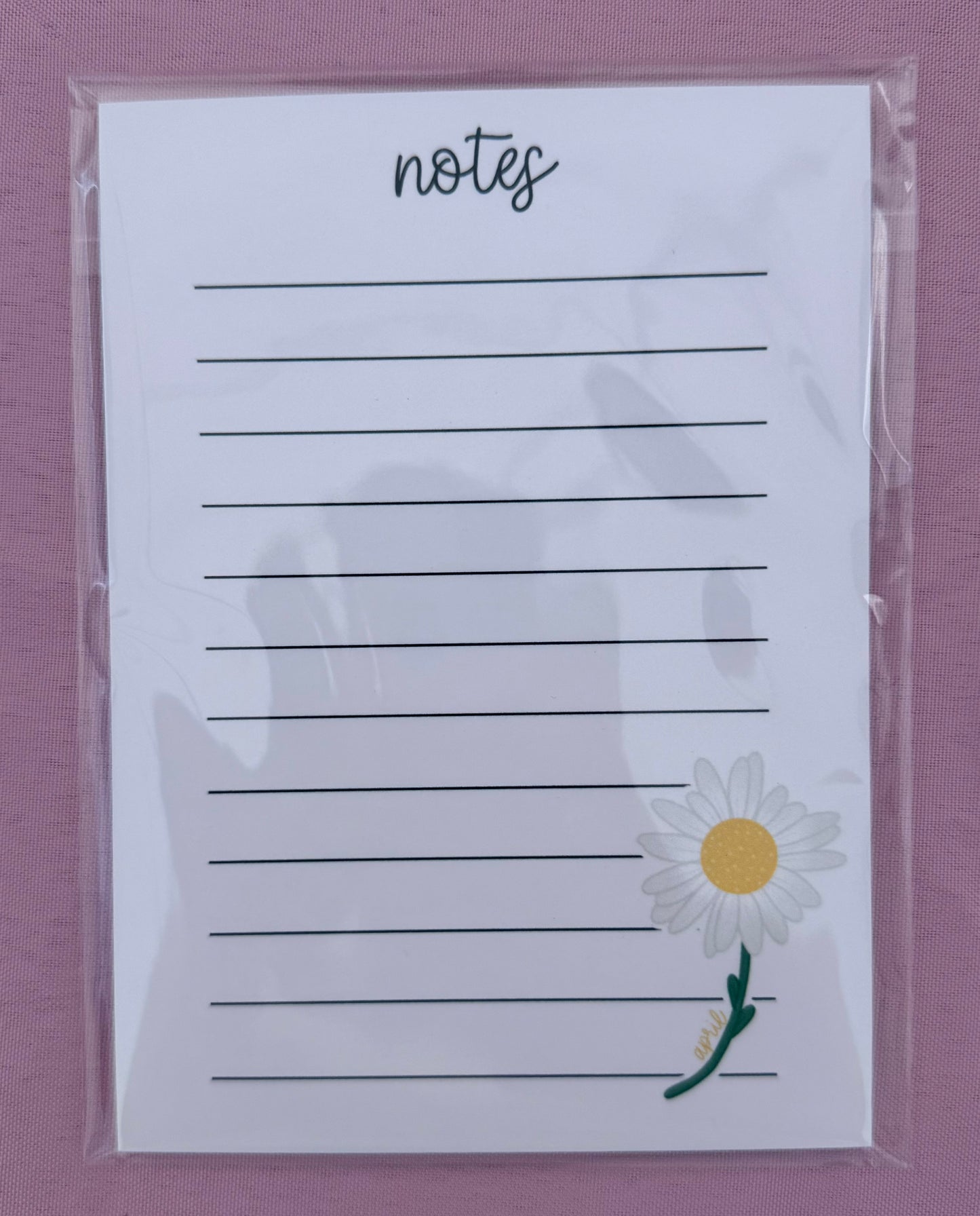 Birth Flower Notepads