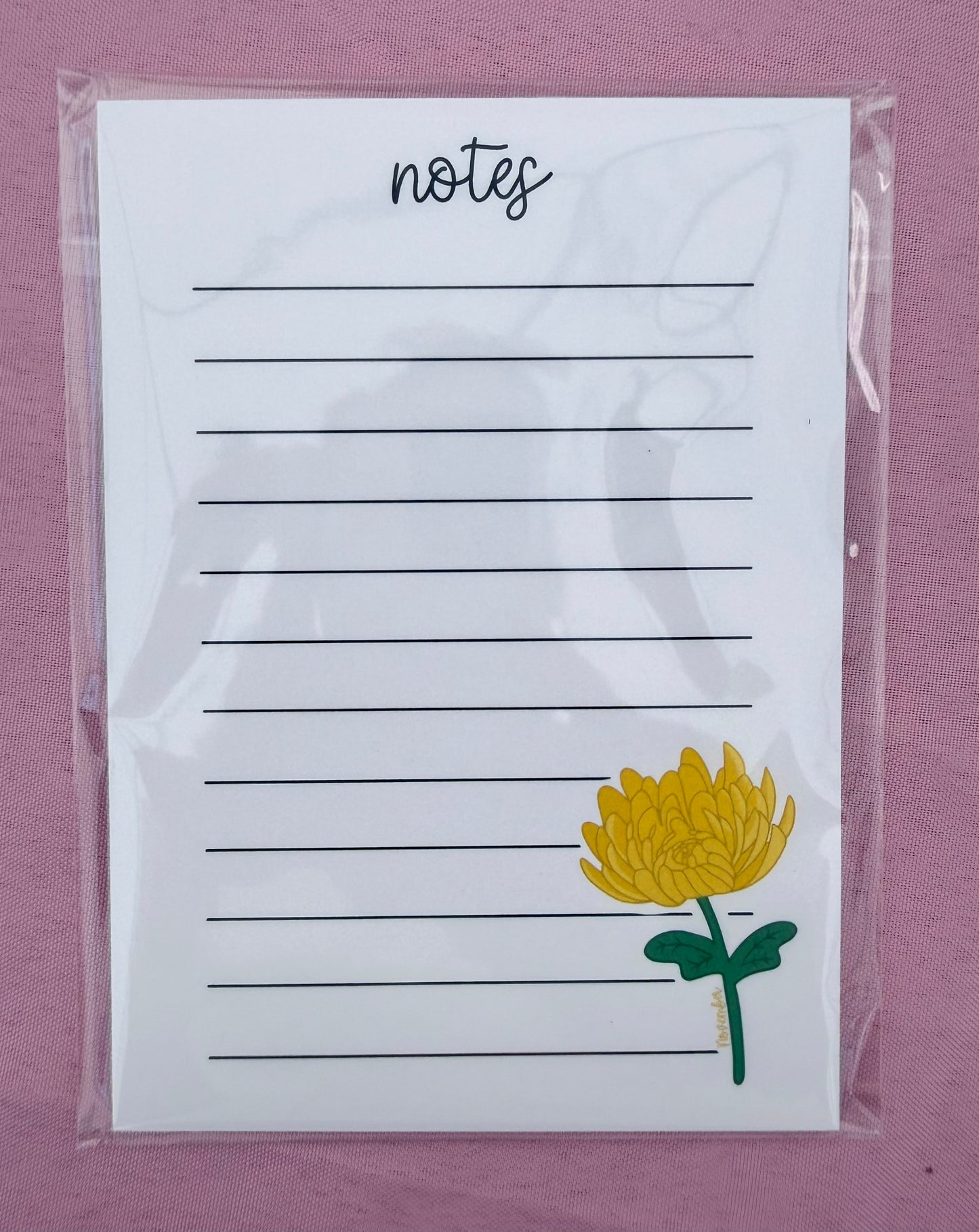 Birth Flower Notepads