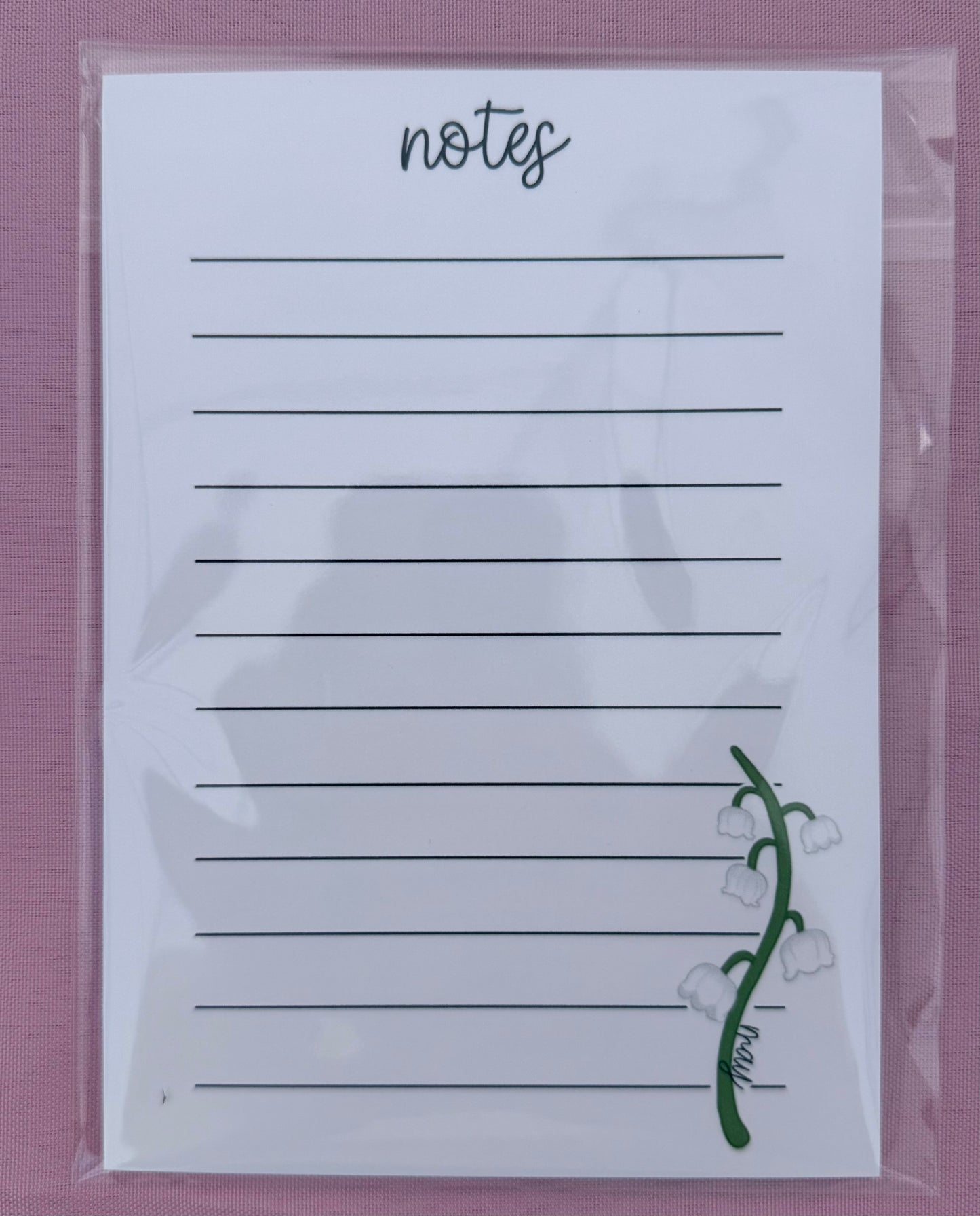 Birth Flower Notepads