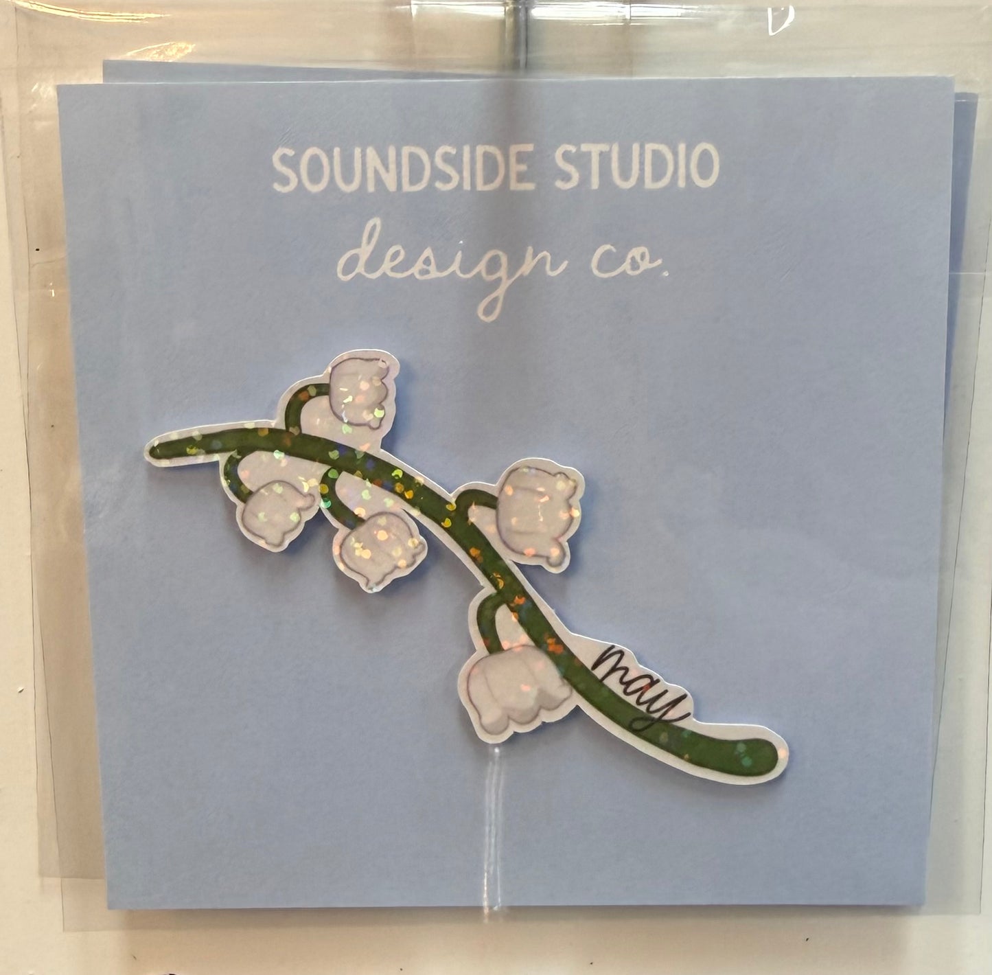 Holographic Birth Flower Stickers