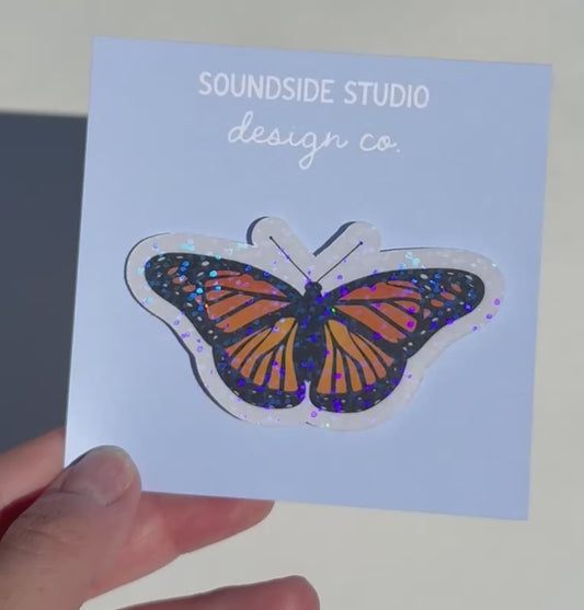 Butterfly Holographic Sticker